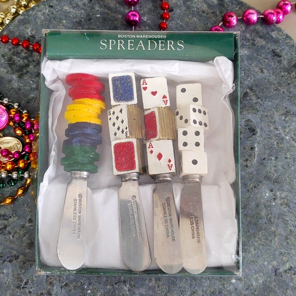 Boston Warehouse Other - Poker Theme Spreaders From Boston Warehouse